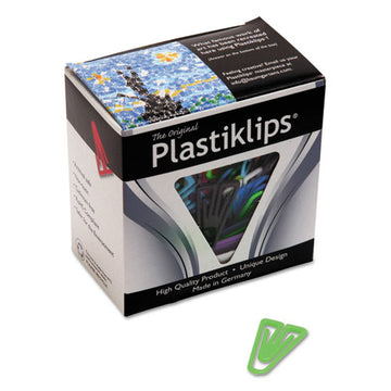 Baumgartens® Plastiklips Paper Clips, Large (no. 6), Assorted Colors, 200-box freeshipping - TVN Wholesale